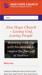 Mobile Screenshot of newhope.church.org.nz