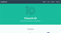 Desktop Screenshot of church.io